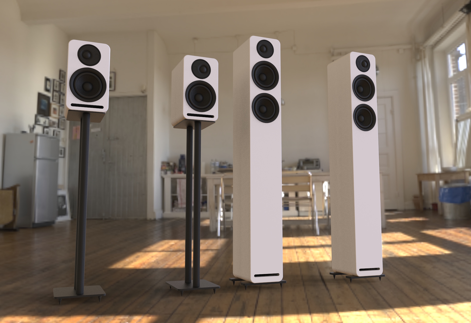 Głośniki HIFI-4 calowy głośnik półkowy hifi