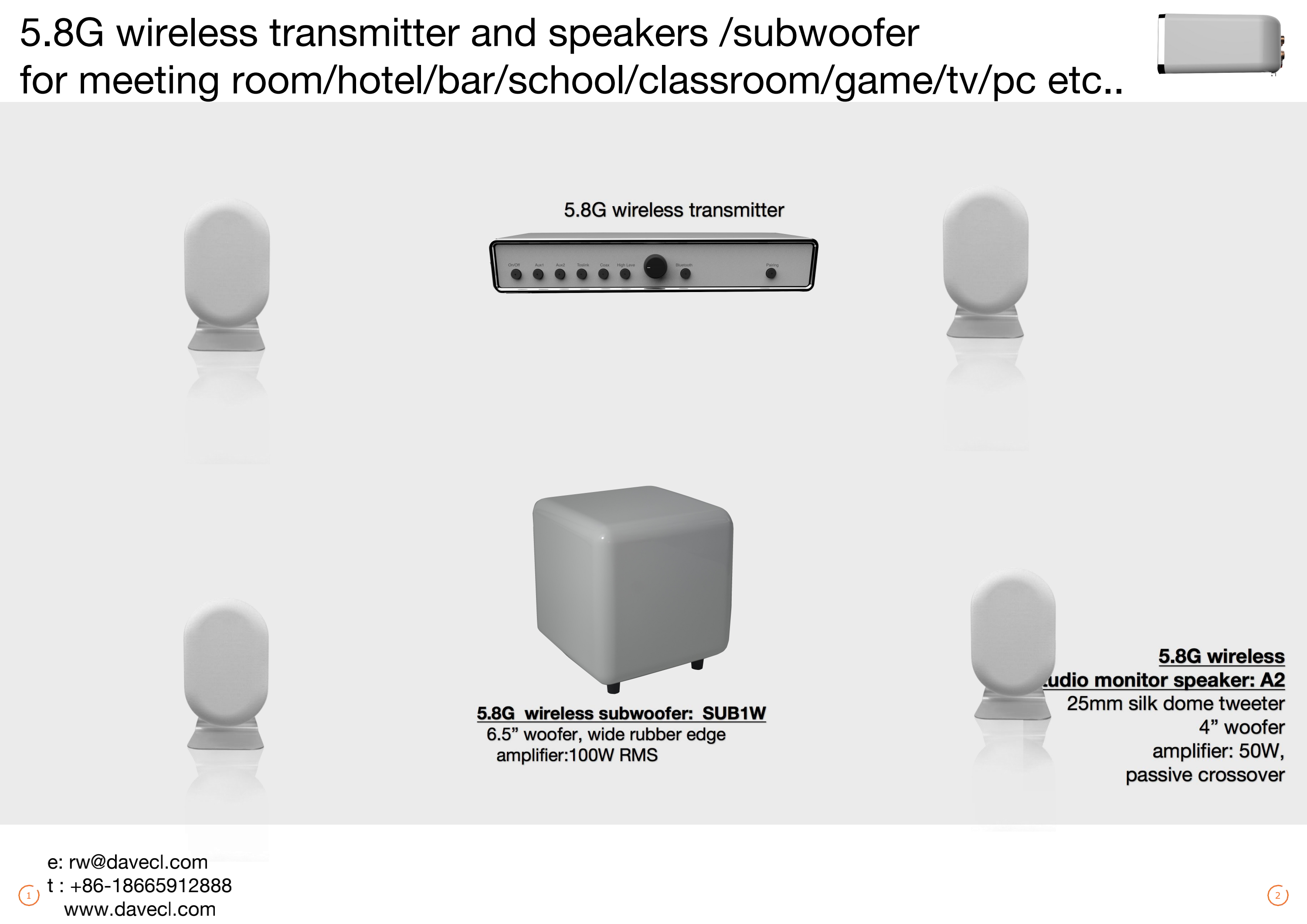 6,5-calowy subwoofer-kino domowe 6,5-calowy subwoofer